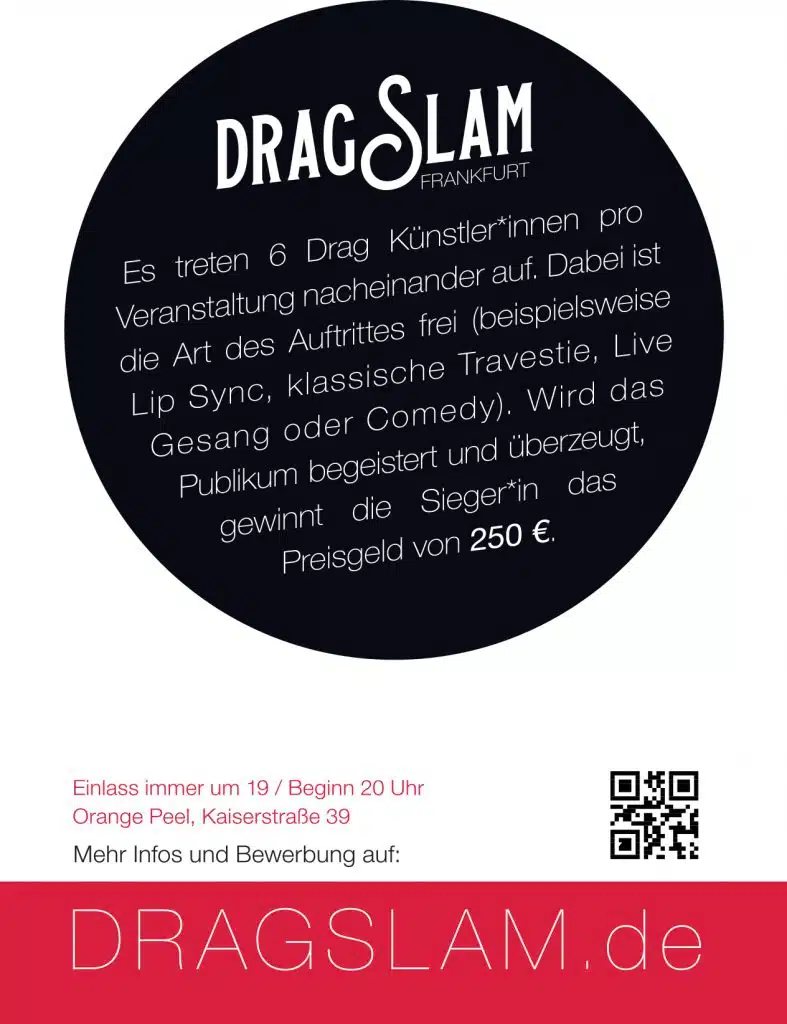 Drag Slam Queen Event Frankfurt Contest Wettbewerb